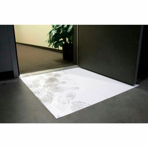 Wearwell® Clean Room Mat 2' x 3.75' White (60 Sheets/Mat - 4 Mats/Case) - Image 2