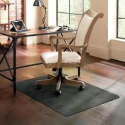 ES Robbins® Trendsetter Chair Mat for Hard Floors - 36" x 48" - Pewter