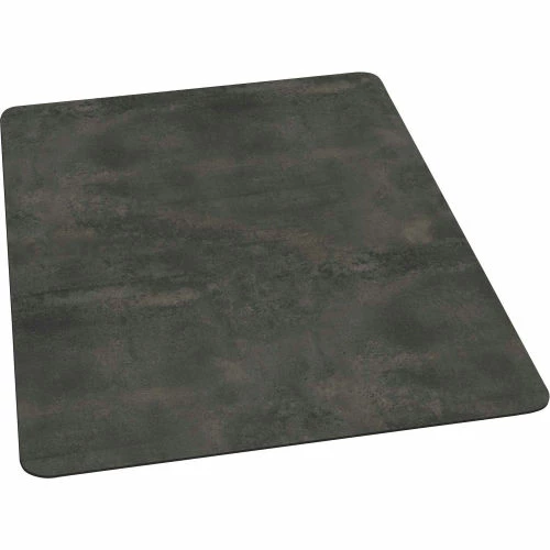 ES Robbins® Trendsetter Chair Mat for Hard Floors - 36" x 48" - Pewter - Image 2
