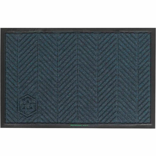 M+A Matting WaterHog® Eco Elite Classic Border Entrance Mat 3/8" Thick 6' 3 Up To 60' Maroon - Image 4