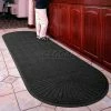 M+A Matting Waterhog Grand Classic Mat Two Oval 4'W X 8'L Charcoal