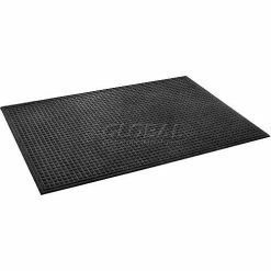 Apache Mills Absorba Indoor Entrance Mat 3/8" Thick 4' x 6' Black