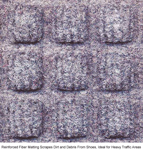 Apache Mills Absorba Indoor Entrance Mat 3/8" Thick 3' x 60" Gray - Image 6