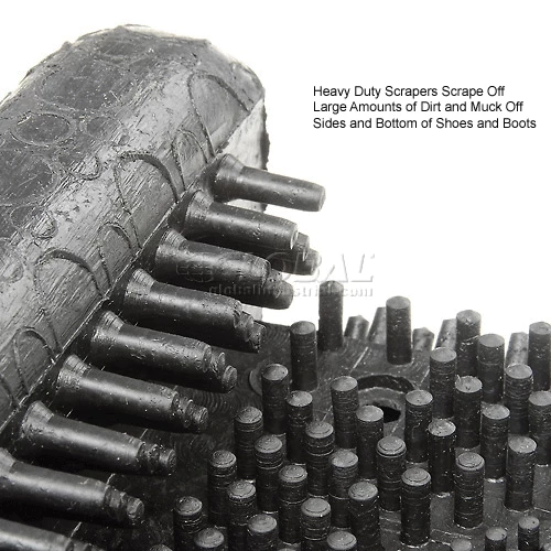 Wearwell® Mud Chucker 2" Thick 1-1/4' x 1-3/8' Black - Image 7