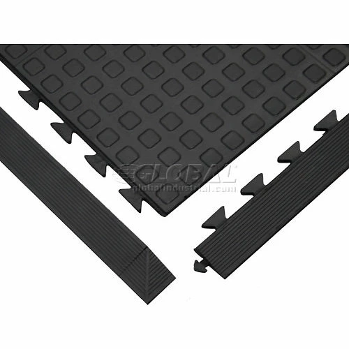 Wearwell® Rejuvenator Ramp Female 5/8" Thick 3.25' Black - Image 2