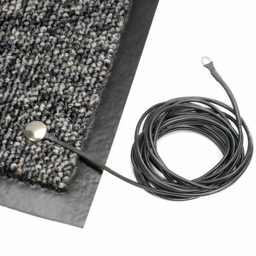 Crown Mats Crown® Stat-Zap® Anti-Static Carpet Mat 5/16" Thick 4' X 10' Gray - Image 6
