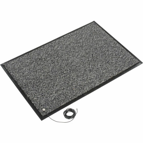 Crown Mats Crown® Stat-Zap® Anti-Static Carpet Mat 5/16" Thick 4' X 10' Gray