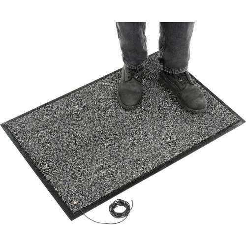 Crown Mats Crown® Stat-Zap® Anti-Static Carpet Mat 5/16" Thick 4' X 10' Gray - Image 2