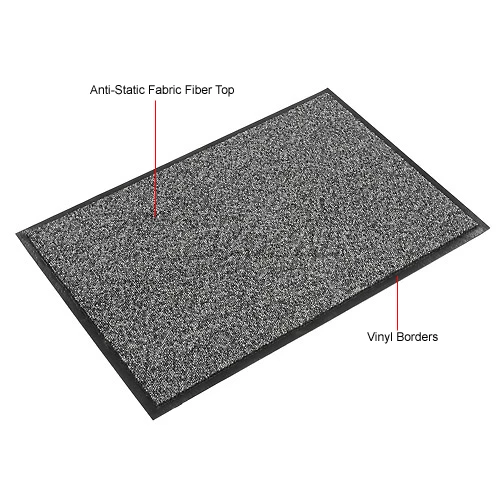 Crown Mats Crown® Stat-Zap® Anti-Static Carpet Mat 5/16" Thick 4' X 10' Gray - Image 8
