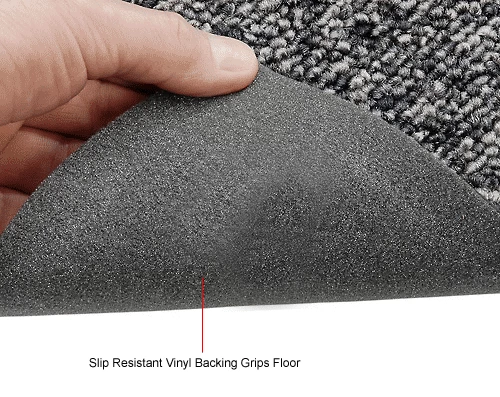 Crown Mats Crown® Stat-Zap® Anti-Static Carpet Mat 5/16" Thick 6' x Up to 60' Gray - Image 6
