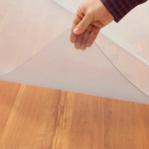 Interion By Global Industrial Interion® Office Chair Mat for Hard Floor - 46"W x 60"L - Straight Edge- No Packaging - Image 3