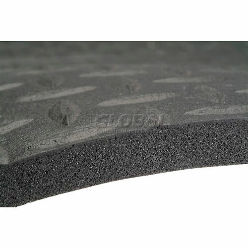 Apache Mills Diamond Deluxe Soft Foot Mat 1/2" Thick 2' x 60' Black - Image 6
