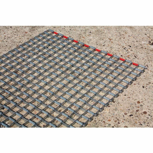 Durable Corporation Steel Mat 3/8" Thick 3' x 4' Gray