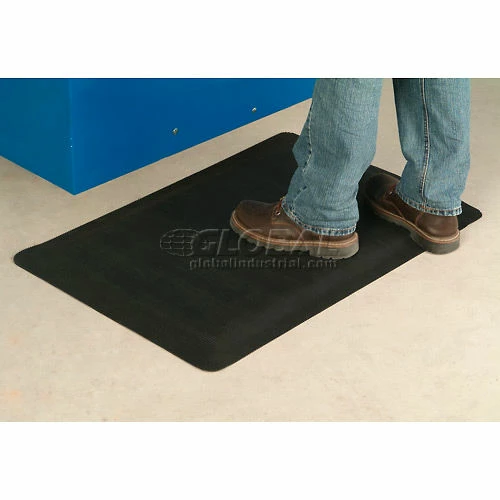 Apache Mills Invigorator Corrugated Safety Mat 1/2" Thick 3' x 60' Black