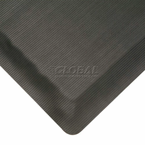 Apache Mills Invigorator Corrugated Safety Mat 1/2" Thick 2' x Up to 75' Black - Image 3