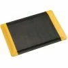 Apache Mills Invigorator™ Corrugated Safety Mat 1/2" Thick 4' x Up to 75' Black/Yellow Border
