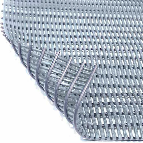 NoTrax® Safety Grid Drainage Mat 1/2" Thick 3' x Up to 40' Gray