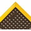 NoTrax® Safety Stance® Drainage Mat Border 7/8" Thick 2-5/32' x 3-5/16' Black/Yellow