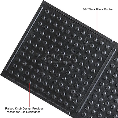 NoTrax® Deep Freeze Mat Anti Fatigue Mat 3/8" Thick 2 ' x Up to 60' Black - Image 4