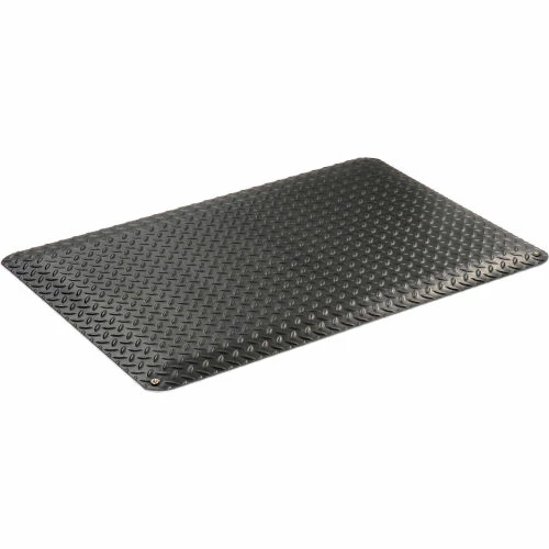 Wearwell® Electrically Conductive Diamond-Plate Mat 9/16" Thick 2' x 3' Black - Image 2