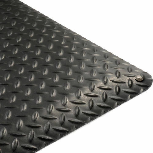 Wearwell® Electrically Conductive Diamond-Plate Mat 9/16" Thick 2' x 3' Black - Image 7