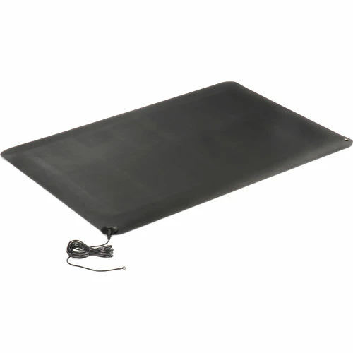 Wearwell® Electrically Conductive Smooth Mat 9/16" Thick 2' x 3' Black - Image 2