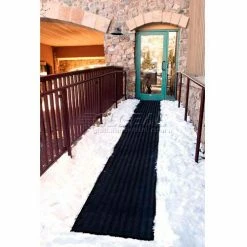 HeatTrak® Outdoor Snow & Ice Melting Heated Walkway Mat 1/2" Thick 3' x 5' 120 Volt Black