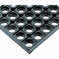 Wearwell® WorkSafe ® Grease Resistant Drainage Mat 7/8" Thick 3' x 2-1/2' Black