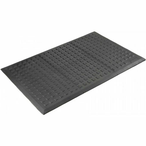 Wearwell® Rejuvenator Squared Center Tile 5/8" Thick 2' x 5' Black - Image 4