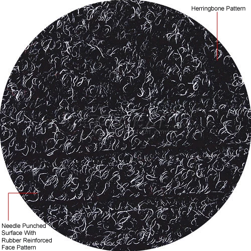 M+A Matting WaterHog® Eco Elite Fashion Border Entrance Mat 3/8" Thick 6' x 8.5' Black - Image 6