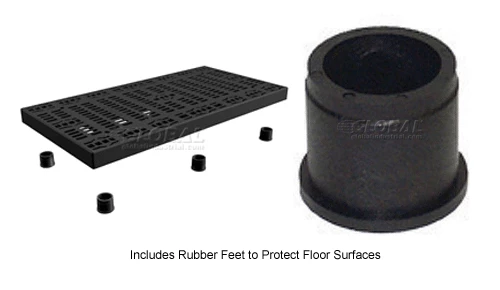 Structural Plastics Corp Add-A-Level Stackable Platform Starter 2-5/8" Thick 3' x 5-1/2' Black - Image 13