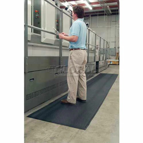 M+A Matting Cushion Max Anti Fatigue Mat 5/8" Thick 3' x 12' Black - Image 4