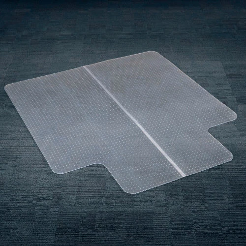 Interion By Global Industrial Interion® Office Chair Mat for Carpet - 45"W x 53"L with 25" x 12" Lip - Straight Edge - Image 2