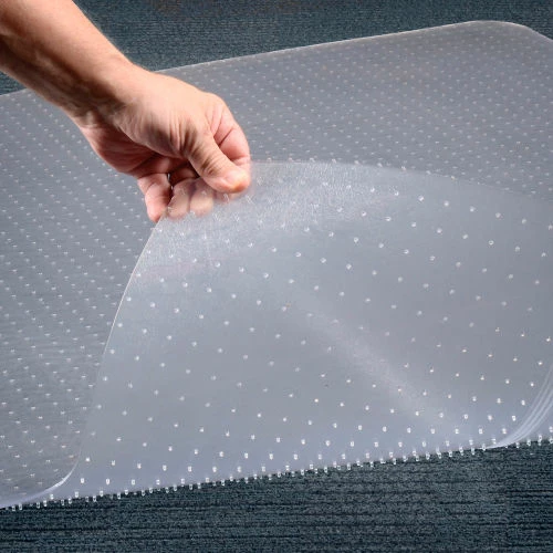 Interion By Global Industrial Interion® Office Chair Mat for Carpet - 45"W x 53"L with 25" x 12" Lip - Straight Edge - Image 4