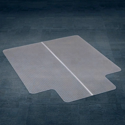 Interion By Global Industrial Interion® Office Chair Mat for Carpet - 46"W x 60"L with 25" x 12" Lip - Straight Edge - Image 2