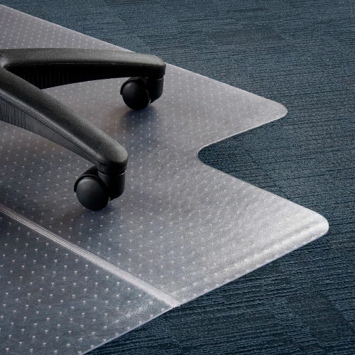 Interion By Global Industrial Interion® Office Chair Mat for Carpet - 46"W x 60"L with 25" x 12" Lip - Straight Edge - Image 3