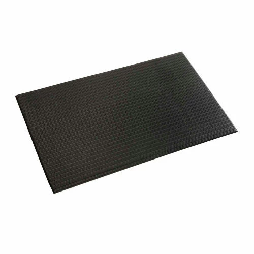 Apache Mills Soft Foot Ribbed Surface Mat 5/8" Thick 2' x Up to 30' Black