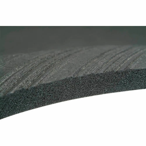 Apache Mills Soft Foot Ribbed Surface Mat 5/8" Thick 3' x 60' Black - Image 4