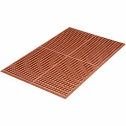 Apache Mills WorkStep Anti Fatigue Drainage Mat 1/2" Thick 3' x 10' Red