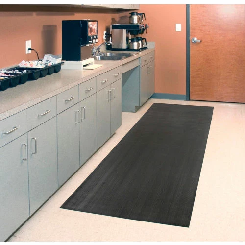 Apache Mills Tuff Foot Corrugated Vinyl Runner 1/8" Thick 2' x 105' Black - Image 6