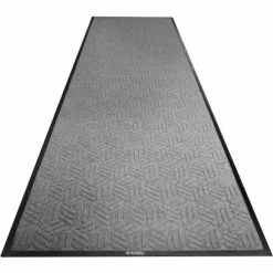 Global Industrial™ Scraper/Wiper Entrance Mat, 3/8" Thick, 4'Wx6'L, Gray