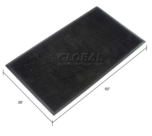 NoTrax Apache Mills Trooper Entrance Mat 5/8" Thick 3' x 5' Black - Image 15