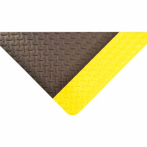 NoTrax® Ergo Trax® Grande Anti Fatigue Mat 15/16" Thick 3' x 5' Black/Yellow - Image 2
