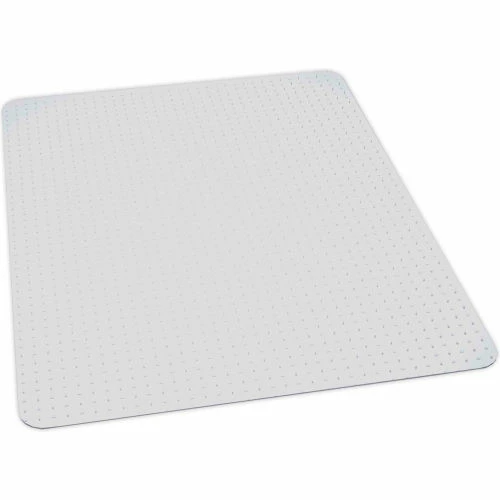ES Robbins® Chair Mat for Carpet - Medium Pile - 60" x 60" Square - Clear - Beveled Edge - Image 8