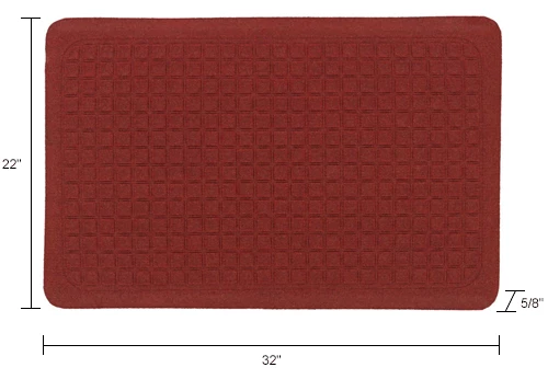 M+A Matting GetFit StandUp® Anti Fatigue Mat 5/8" Thick 1-3/4' x 2.5' Red - Image 7