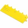 Wearwell® ErgoDeck® Heavy Duty Ramp 7/8" Thick 1.5' x 1.5' Yellow - Case of 10