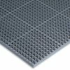 Wearwell® WorkSafe® Light Anti Fatigue Drainage Mat 1/2" Thick 3' x 5' Gray