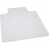 Interion By Global Industrial Interion® Office Chair Mat for Carpet - 45"W x 53"L w/25" x 12" Lip - Straight Edge- Ind. Pkg