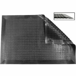 Ergomat® Nitril Smooth Anti Fatigue Mat 1/2" Thick 2' x 3' Black