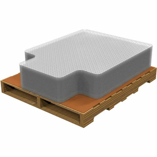 ES Robbins® Bulk Pack Eco Friendly Chair Mat for Carpet - 36"x48" w/ Lip -No Packaging - Image 2